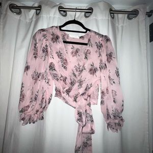 LoveShackFancy Wrap Top